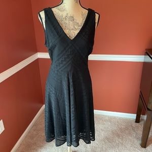 Beautiful DKNY black lace dress.  Size 10
